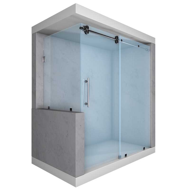Frameless Glass Shower Doors Fairfax County Abc Glass Mirror
