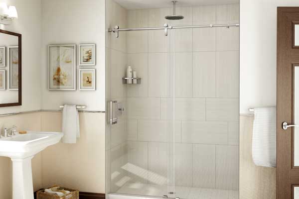 Barn Style Frameless Shower Doors Abc, Barn Style Frameless Sliding Glass Shower Door