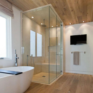 custom frameless shower