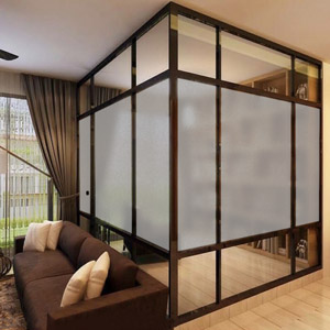 custome frosted glass panel