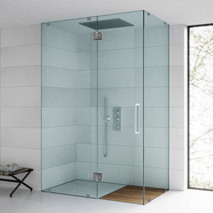 create a custom glass shower enclosure