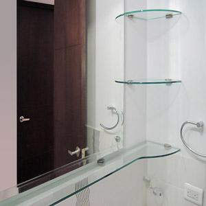 custom glass for your bathroom