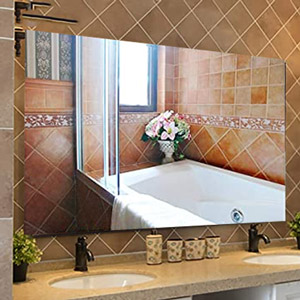 custom glass vanity mirror