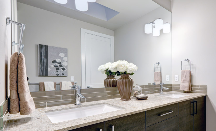 Bathroom Vanity Mirror Ideas For Double, How To Make A Double Vanity From Single