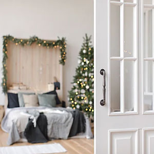 Decorate your guest rooms with holiday themed items