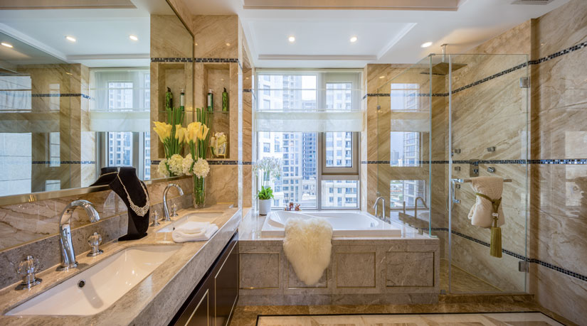 The luxury and beauty of glass showers make them especially attractive in these settings: A romantic master suite, An upscale guest bathroom, The main bathroom in a home you’re getting ready to sell.