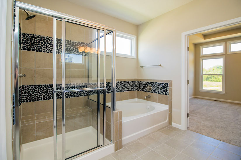 The main appeal of other framed shower designs is saving money.