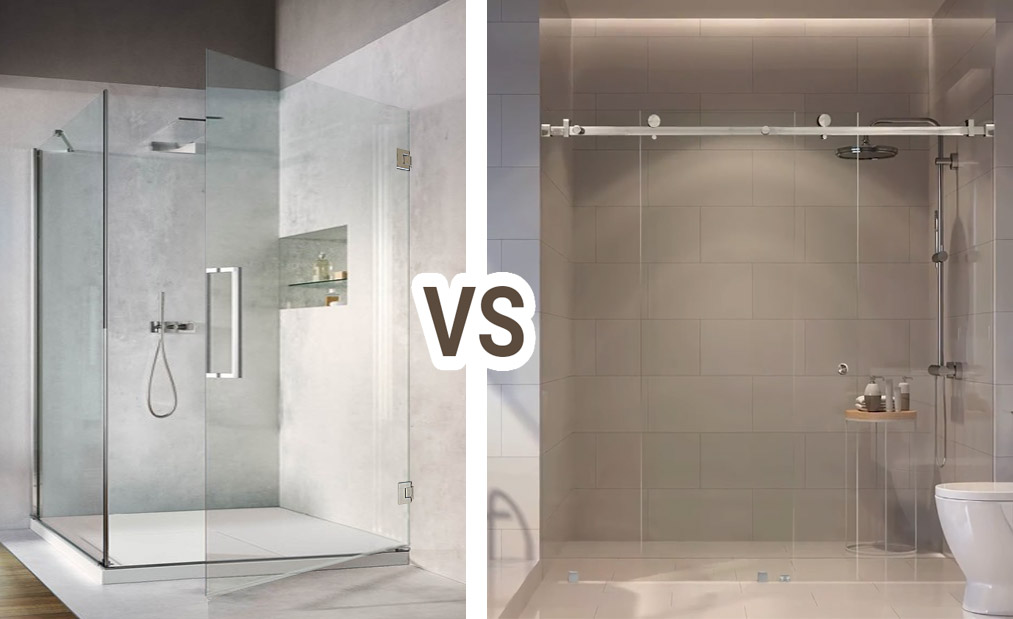 Hinged Shower Door Vs. Sliding: Everything You Need to Know in One