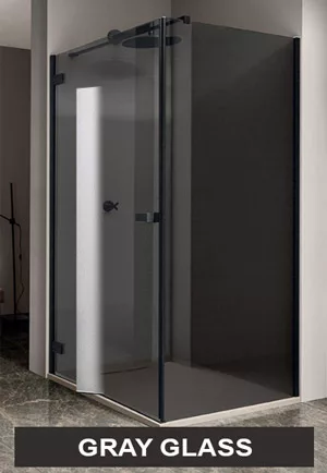 Optimize your shower enclosure design with gray glass