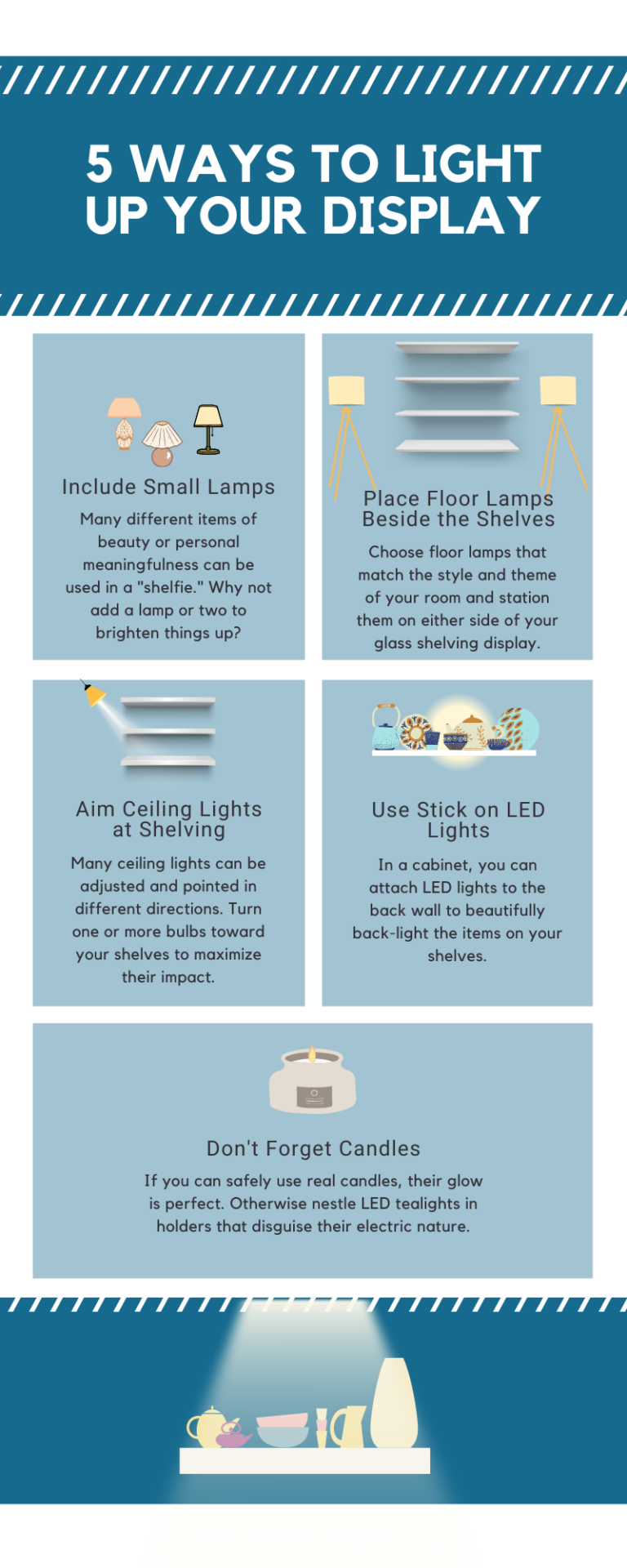 A Complete Guide to Creating a Display with Glass Shelves