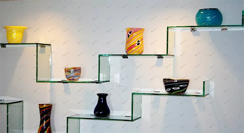 Glass shelves can be customized to your needs and preferences.