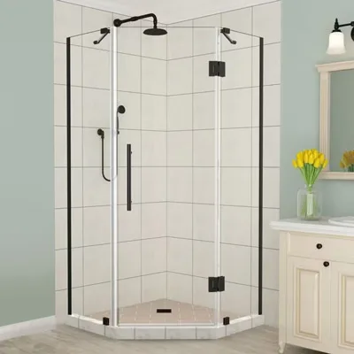 Neo-angle corner shower