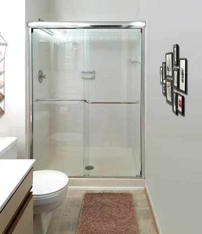 The search for the best shower enclosure for a small bathroom would be incomplete without considering a classic product: bypass doors. 