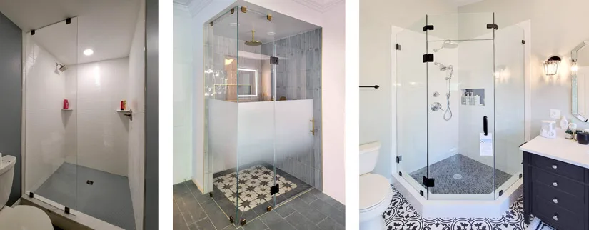 The perfect glass shower enclosure for a small bathroom doesn’t just fit well in the available space; it makes the room feel larger and more open, as well. 