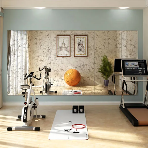 We want to enjoy our time devoted to fitness, so workout spaces have color schemes, themes, and styles – often harmonizing with those of other living space in the home.