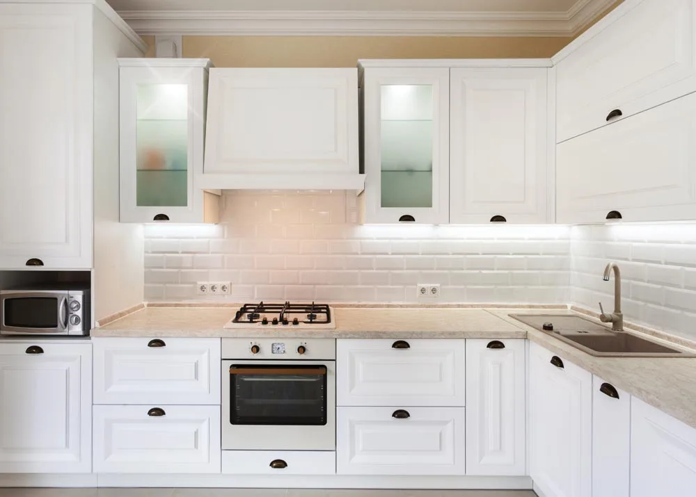 Cabinet glass is available in various clear, patterned, acid-etched, and tinted options.